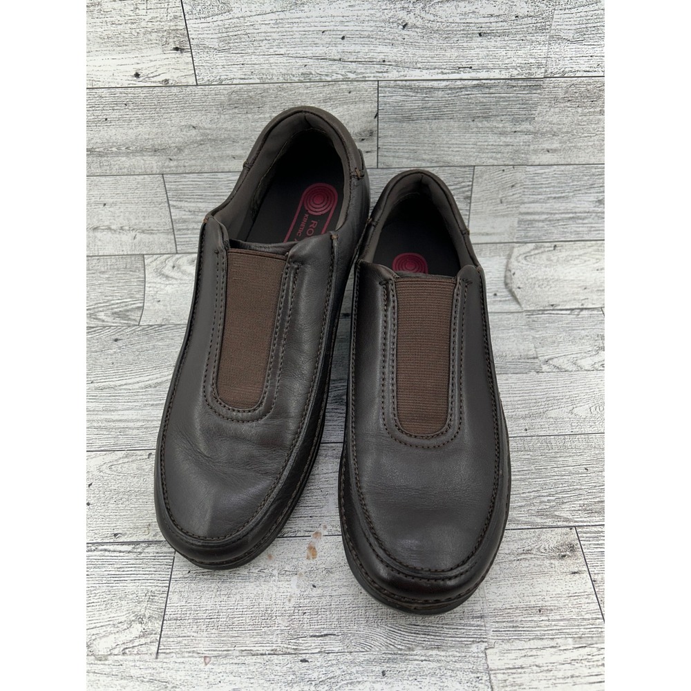 Rockport Women Kinetic Air Circulator Leather Loafers Brown APW23223 Size 6.5W